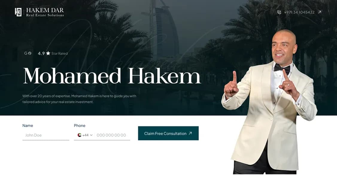 Mohamed Hakem website